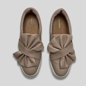 HALOGEN Nordstrom Bow Leather Sneakers Pastel Size 8